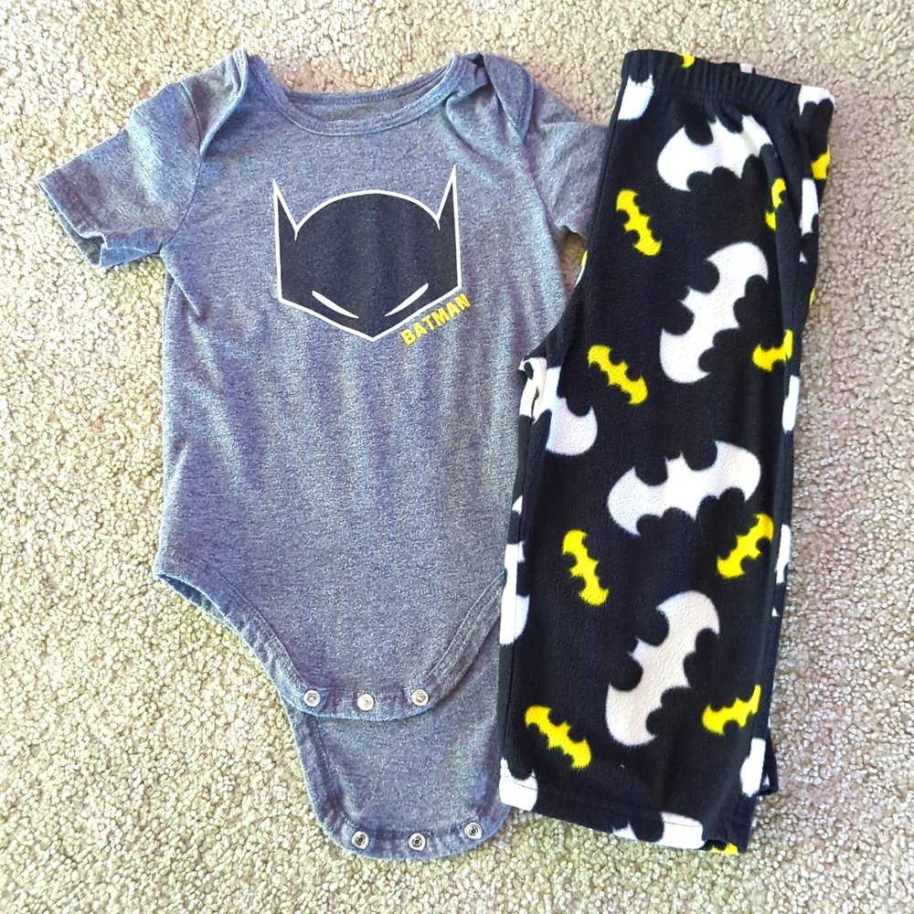 3 for $12!  18mo Batman Onesie + 2T Fleece pants